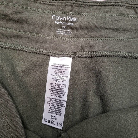 CALVIN KLEIN performance green joggers 2X - Picture 5 of 7